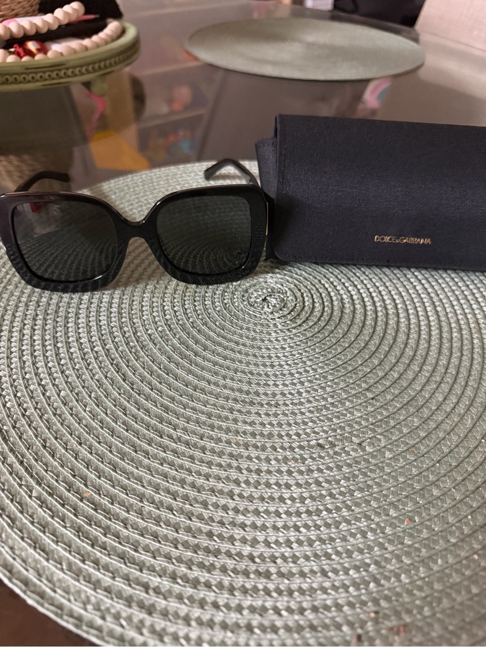 Dolce & Gabbana Women's Black Square Sunglasses